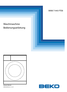 Bedienungsanleitung BEKO WMB 71443 PTEB Waschmaschine