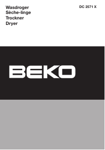 Handleiding BEKO DC 2571 X Wasdroger