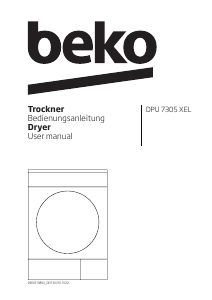 Manual BEKO DPU 7305 XEL Dryer