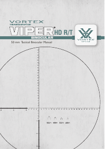 Manual Vortex Viper HD 10x50 R/T Binoculars