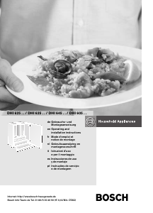 Bedienungsanleitung Bosch DHI635H Dunstabzugshaube