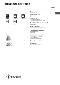 Manual Indesit IP 640 S (IX) Hob