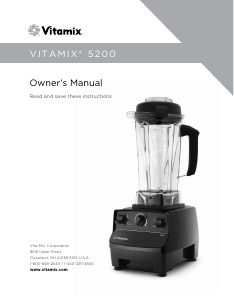 Manual Vitamix 5200 Blender