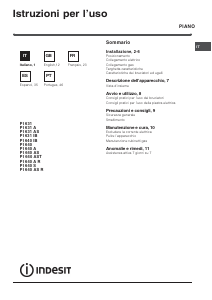 Manual Indesit PI 640 S(IX) Placa
