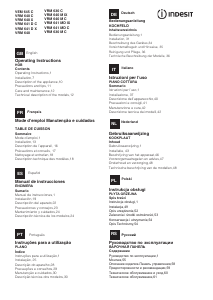 Handleiding Indesit VRM 641 MD C Kookplaat