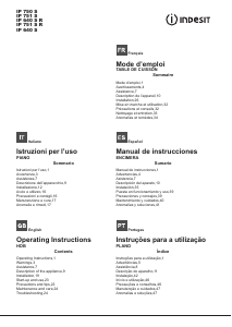 Manuale Indesit IP 750 S (IX) Piano cottura