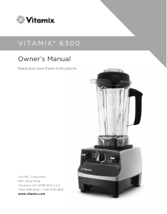 Manual Vitamix 6300 Blender