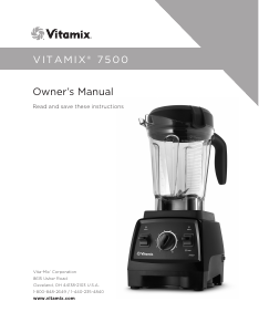 Handleiding Vitamix 7500 Blender