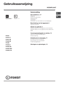 Handleiding Indesit PI 640 (IX) Kookplaat