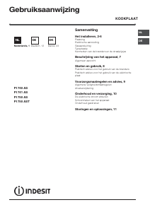 Bedienungsanleitung Indesit PI 750 AS (IX) Kochfeld