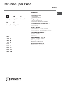 Manual Indesit PI 640 A (WH) Hob