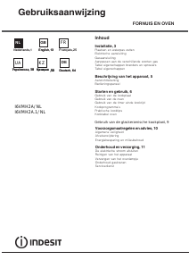 Посібник Indesit I6VMH2A.1(W)/NL Діапазон