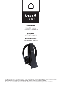 Manual Vieta VHP-WT400BK Headphone
