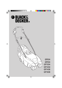 Manual Black and Decker GF1234 Corta-relvas