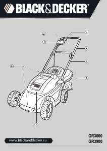 Manuale Black and Decker GR3900 Rasaerba