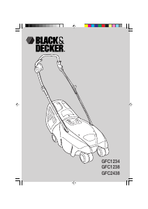 Manual Black and Decker GFC2438 Corta-relvas