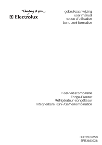 Bedienungsanleitung Electrolux ERA36502W8 Kühl-gefrierkombination