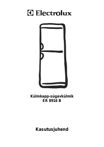 Kasutusjuhend Electrolux ER8916B Külmik-sügavkülmik