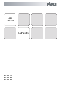 Mode d’emploi Faure FDI14002XA Lave-vaisselle