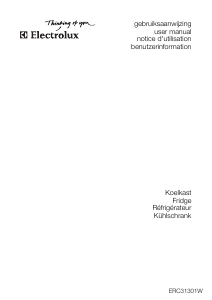 Bedienungsanleitung Electrolux ERC31301W Kühlschrank