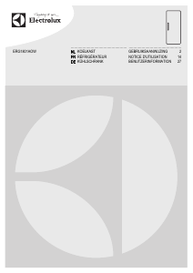 Mode d’emploi Electrolux ERG1801AOW Réfrigérateur