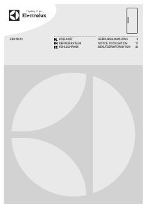 Mode d’emploi Electrolux ERN19510 Réfrigérateur