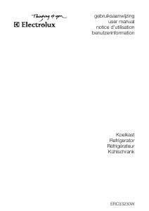 Bedienungsanleitung Electrolux ERC33230W Kühlschrank