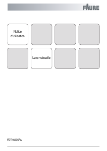 Mode d’emploi Faure FDT16005FA Lave-vaisselle