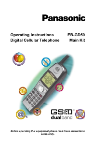 Manual Panasonic EB-GD50 Mobile Phone