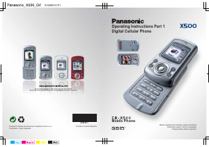 Manual Panasonic EB-X500 Mobile Phone