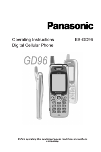 Manual Panasonic EB-GD96 Mobile Phone