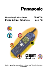 Manual Panasonic EB-GD30 Mobile Phone