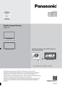 Manual de uso Panasonic TX-40ES510E Televisor de LED
