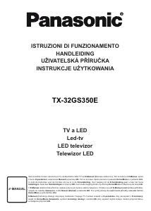 Instrukcja Panasonic TX-32GS350E Telewizor LED