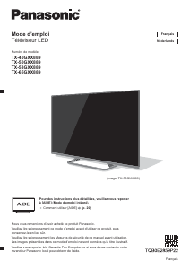 Mode d’emploi Panasonic TX-50GXX889 Téléviseur LED