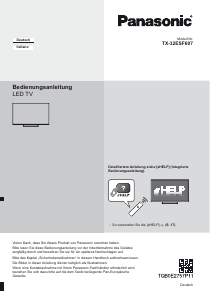 Manuale Panasonic TX-32ESF607 LED televisore