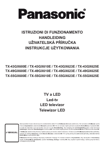 Manuál Panasonic TX-55GX623E LED televize