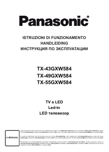 Manuale Panasonic TX-49GXW584 LED televisore