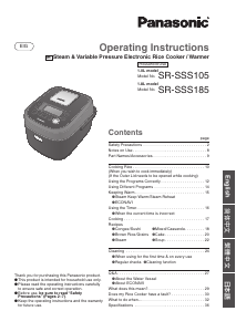 Handleiding Panasonic SR-SSS105 Rijstkoker