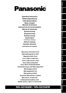 Manual Panasonic NN-GD368M Microwave
