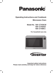 Manual Panasonic NN-ST46KB Microwave