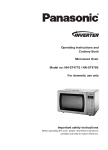 Manual Panasonic NN-ST479SBPQ Microwave