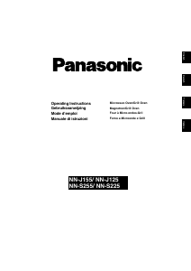 Manual Panasonic NN-J155MBWPG Microwave