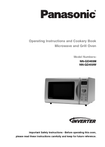 Manual Panasonic NN-GD469MBPQ Microwave