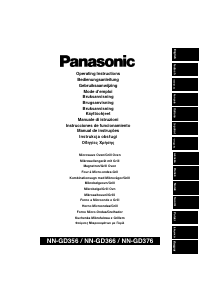 Használati útmutató Panasonic NN-GD356 Mikrohullámú sütő