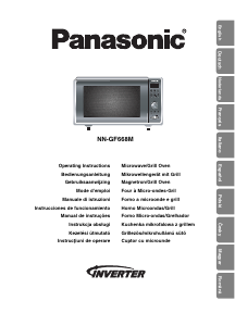 Használati útmutató Panasonic NN-GF668M Mikrohullámú sütő