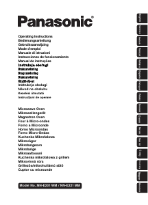 Manual de uso Panasonic NN-K151 Microondas