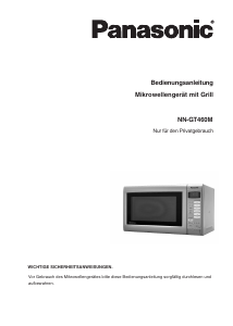 Bedienungsanleitung Panasonic NN-GT460MGPG Mikrowelle
