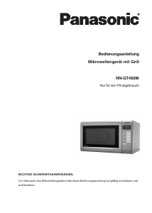 Bedienungsanleitung Panasonic NN-GT460M Mikrowelle