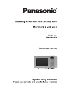 Manual Panasonic NN-K181MMBPQ Microwave